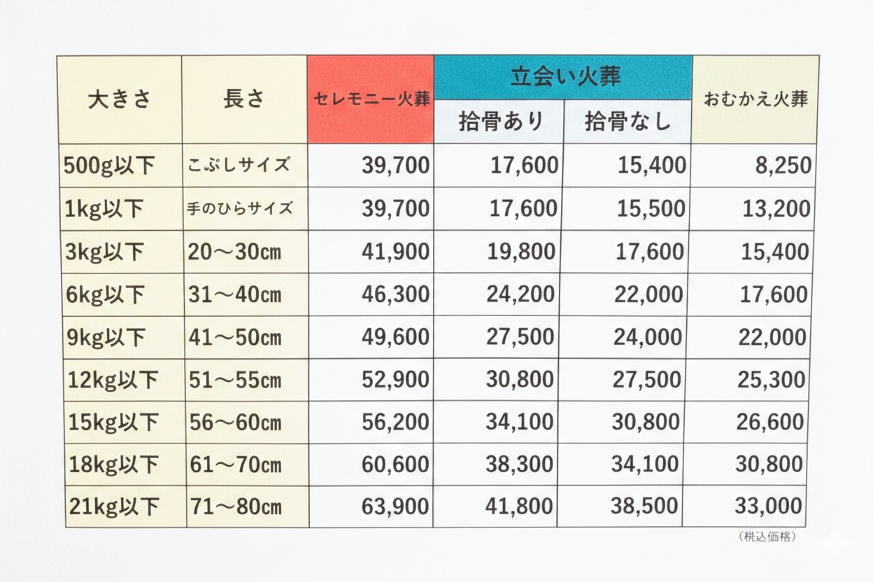 低料金で提供する安心のサービス